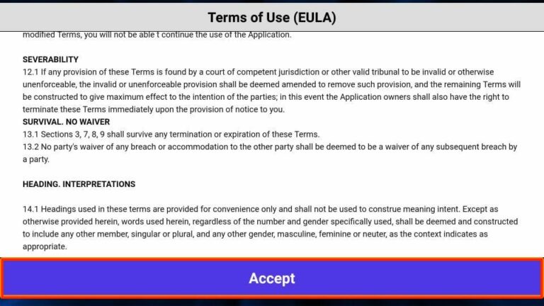 Terms of Use