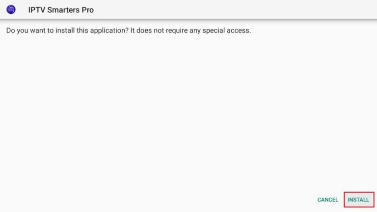 Click Install
